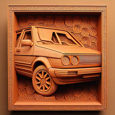 3D модель Volkswagen Golf II (STL)